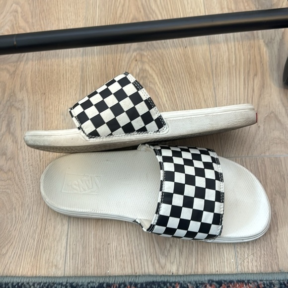 Vans Checkered Slide Sandals Womens Size 10 - Picture 5 of 7